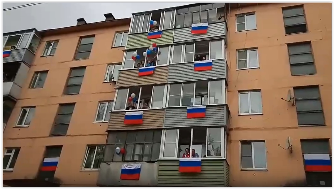 В муниципальных образованиях Рязанской области исполнили песни Победы и военных лет