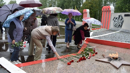 В городе Кораблино прошел митинг, посвященный Дню ветеранов боевых действий