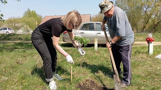 В Чучкове прошла акция «Сирень Победы»