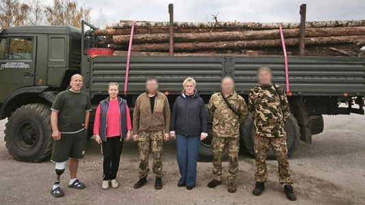 Ермишинцы отправили гуманитарный груз на передовую