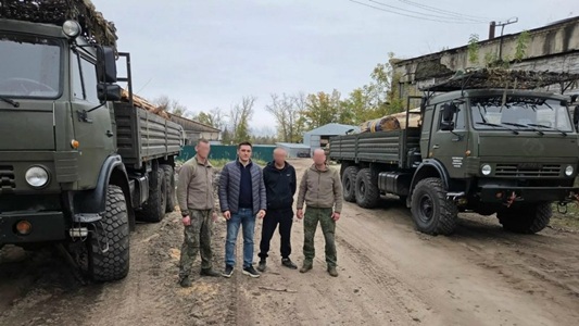 Ермишинцы отправили гуманитарную помощь на передовую