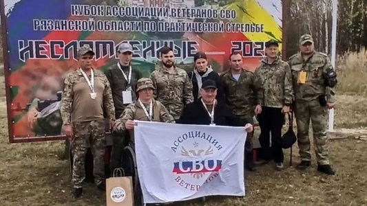Скопинец ветеран СВО Алексей Остроух завоевал золото на Чемпионате ЦФО по практической стрельбе