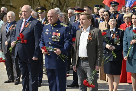 В Рязани прошла памятная церемония на Скорбященском мемориальном комплексе