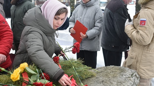 В Путятинском округе почтили память воинов-афганцев