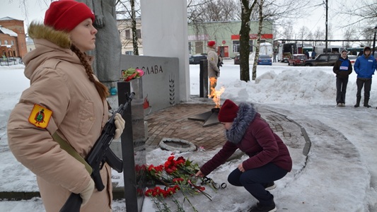 Сапожковцы почтили память россиян, исполнявших служебный долг за пределами Отечества