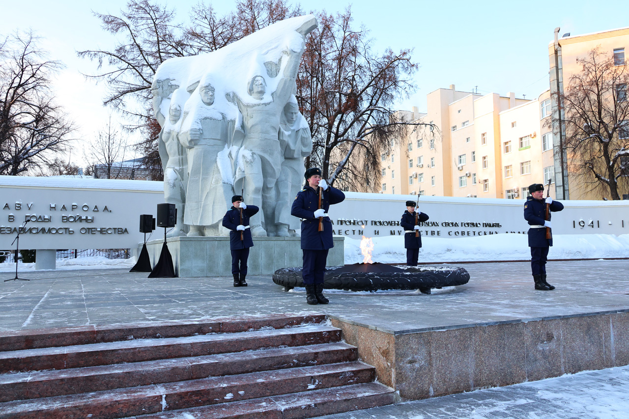В Рязани почтили память защитников Сталинграда и Героя Советского Союза Фёдора Полетаева