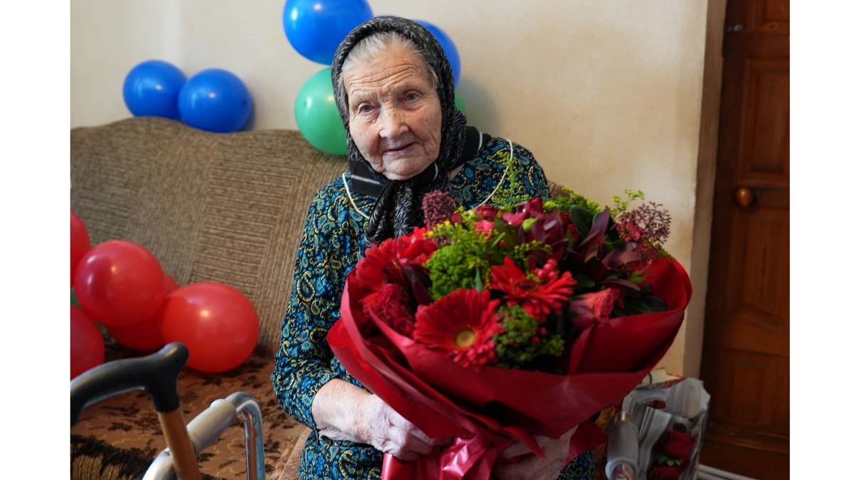 Участница ВОВ Зоя Селянская из Спасского округа отметила 100-летие.
