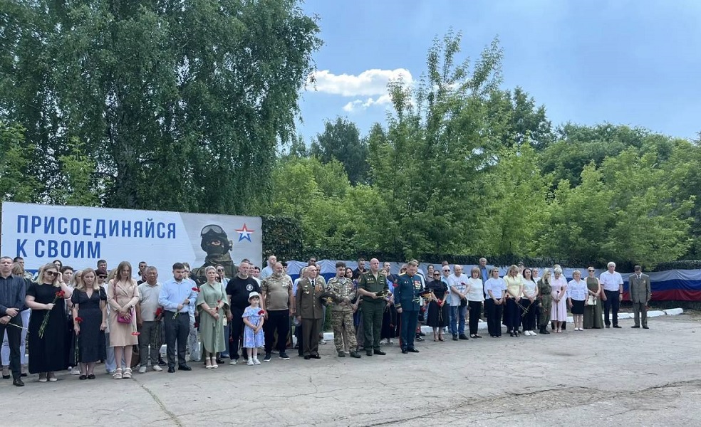 В Рязанской области состоялась торжественная церемония открытия Аллеи Славы